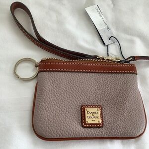 Dooney & Bourke Pebble Grain,  Brown/ Taupe, NEW!